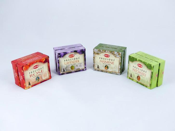 HEM Wierook Set - Kegels / Cones - Jasmijn - Patchoeli -..., Huis en Inrichting, Woonaccessoires | Overige, Nieuw, Ophalen of Verzenden