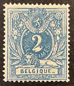 België 1869/1883 - Liggende Leeuw 2c blauw PRUISISCH BLAUW -, Postzegels en Munten, Postzegels | Europa | België, Gestempeld