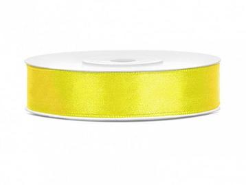 Satijn Lint Geel 12mm 25m, Verzenden