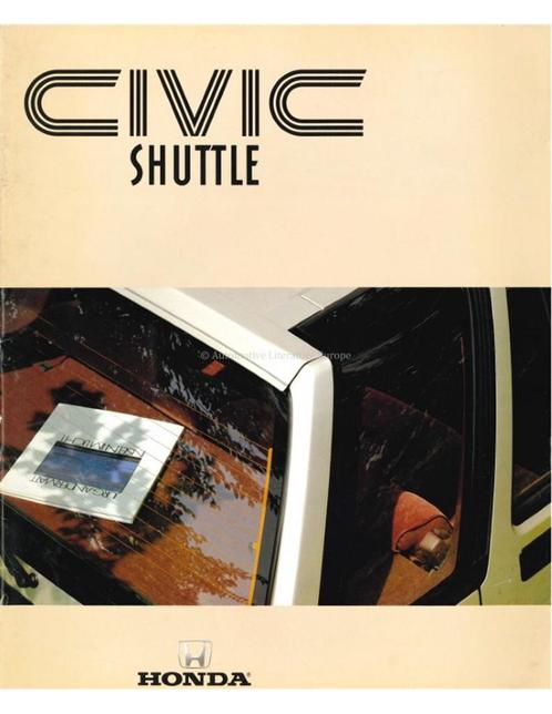 1985 HONDA CIVIC SHUTTLE BROCHURE JAPANS, Livres, Autos | Brochures & Magazines