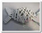 Guirlande 10 Rieten Visjes Wit white wash Guirlande 10 Ri, Huis en Inrichting, Nieuw
