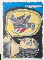 Corneille (1922-2010) - Femme et Oiseau
