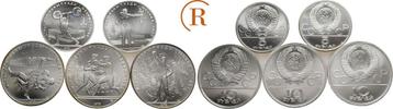 Olympia Moskau 1980 5 zilvermunten zu 40 Rubel 1979 Russl... beschikbaar voor biedingen