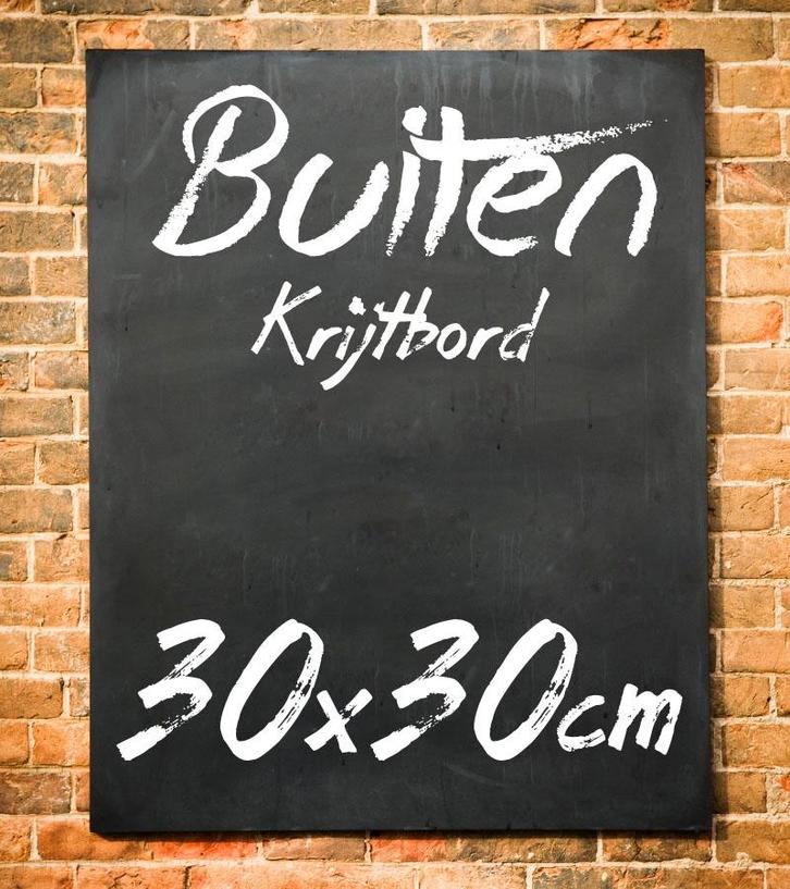 Krijtbord Buiten 30x30 cm Zonder Ophangsysteem, Maison & Meubles, Accessoires pour la Maison | Cadres, Envoi