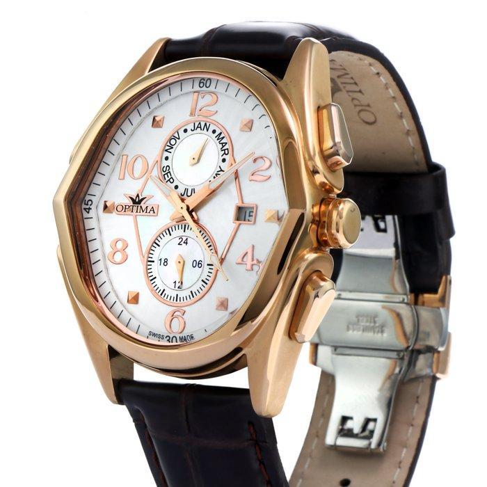 OPTIMA - Dual Time - OSC272-RL-7 - Zonder Minimumprijs -, Handtassen en Accessoires, Horloges | Heren