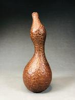 Vaas - Brons, Kalebasvormige koperen vaas - Takaoka