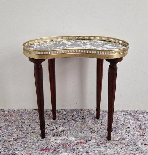 Bouillotte side tafel - Table dappoint - Acajou, Laiton,, Antiek en Kunst, Antiek | Overige Antiek