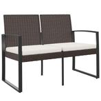 Tuinbank Deal! 40% Korting op 2-zits â Rattan Look! Per., Tuin en Terras, Verzenden, Nieuw, Kunststof