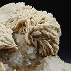 Crêtes de barytine sur quartz brillant, Sardaigne Cristaux