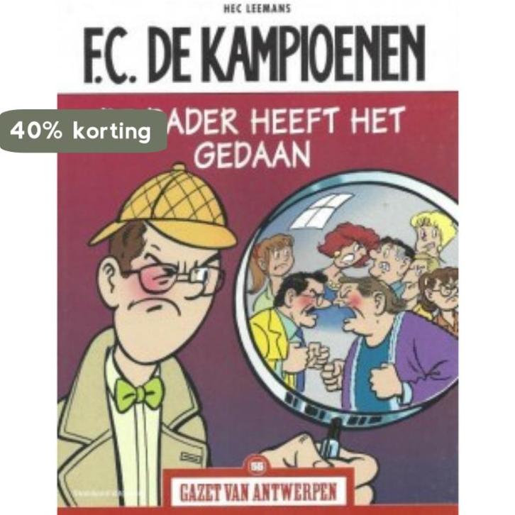 FC De Kampioenen (Gazet van Antwerpen) 9789077786413, Livres, BD, Envoi