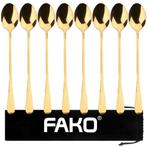 Fako Bijoux® - 8 Lange Lepels - Latte Macchiato - Longdrink, Verzenden, Nieuw