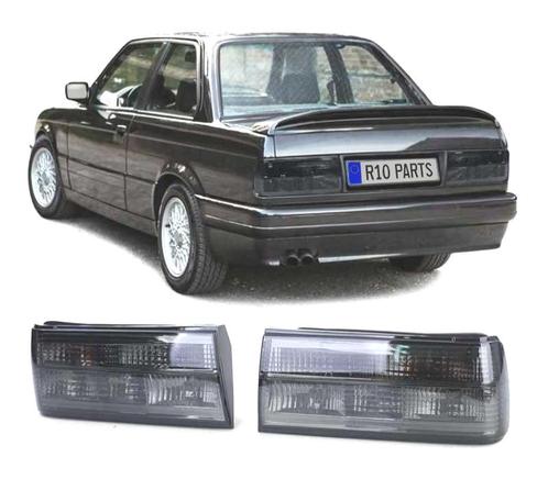 FEUX ARRIÈRE BMW E30 87-90 CABRIO 90-93 FOND CHROMÉ FUMÉ, Auto-onderdelen, Verlichting, Verzenden