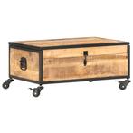 vidaXL Salontafel 70x50x33 cm massief mangohout, Huis en Inrichting, Tafels | Salontafels, Verzenden, Nieuw