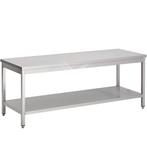 Rvs woktafel met bodemschap 2900x800x600 mm, Verzenden, Nieuw in verpakking