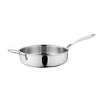 Sauteuse Triwall RVS/Aluminium | 24(Ø)x6(h)cm Vogue, Verzenden, Nieuw in verpakking