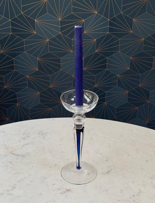 Val Saint Lambert - Kaarsenhouder CUBIC - Kristal -, Antiek en Kunst, Antiek | Glaswerk en Kristal