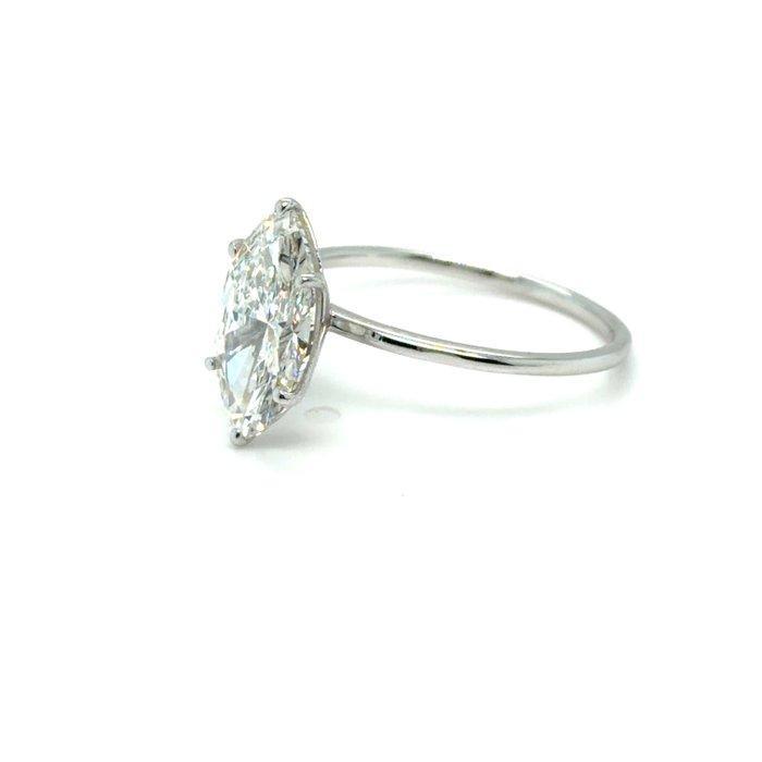 Zonder minimumprijs - Ring - 14 karaat Witgoud - 1.06ct. tw., Handtassen en Accessoires, Ringen