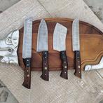 Handmade Kitchen knives. - Keukenmes - Kitchen knife set -, Antiek en Kunst, Antiek | Keukengerei