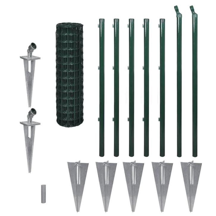 Groen Euro hek 10x1 m - Super koopje! - Laatste stuks!, Tuin en Terras, Tuinhekken en Hekwerk, Nieuw, IJzer, Gaashekwerk, Verzenden