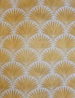 TISSU Art Déco Style Coco Chanel 2e édition, doré -