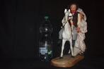 Jouglas - Poupée couple de mariés a cheval - 1930-1940 -, Antiek en Kunst