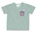 Feetje - Tiny Pirate T-shirt streep Mint/grijs, Enfants & Bébés, Vêtements de bébé | Autre, Ophalen of Verzenden