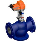 Belimo 3-Weg Klepafsluiter DN125 Flens 40mm Slag Kvs220, Bricolage & Construction, Verzenden