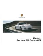 2011 PORSCHE 911 CARRERA GTS HARDCOVER BROCHUREDuits, Nieuw, Ophalen of Verzenden