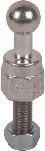 Dehn vaste kogelpen met schroefdraad en moer M12x25mm -, Doe-het-zelf en Bouw, Elektriciteit en Kabels, Verzenden, Nieuw