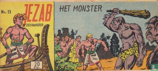 Jezab - Het monster - 1954, Boeken, Stripverhalen, Zo goed als nieuw, Eén stripboek, Verzenden