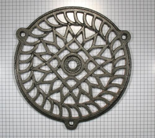 Rooster, ijzer blank gelakt, Doe-het-zelf en Bouw, Hang- en Sluitwerk, Klink of Kruk, Nieuw, Overige materialen