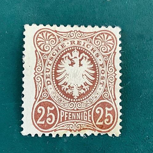 Duitse Rijk 1875/1879 - 25 Pfenninge Adelaars teken Zenker -, Postzegels en Munten, Postzegels | Europa | Duitsland