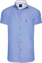 2dekans | Cappuccino Italia Heren Overhemd – Royal Blue –, Kleding | Dames, Ophalen of Verzenden, Nieuw