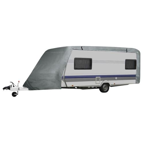 vidaXL Caravanhoes M grijs, Auto diversen, Auto-accessoires, Nieuw, Verzenden