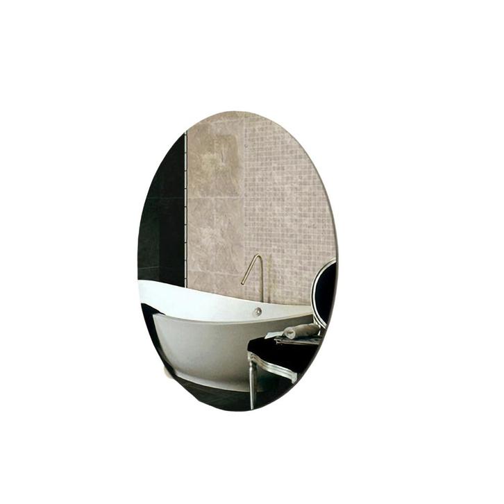 Ovale Badkamer Spiegel - 45x60CM - Badkamerspiegel Rond, Verzamelen, Overige Verzamelen, Verzenden