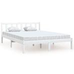 Stevig Bedframe Massief Grenen 140x190 | Tweede Kansje!, Huis en Inrichting, Verzenden, Wit, Nieuw, Twijfelaar
