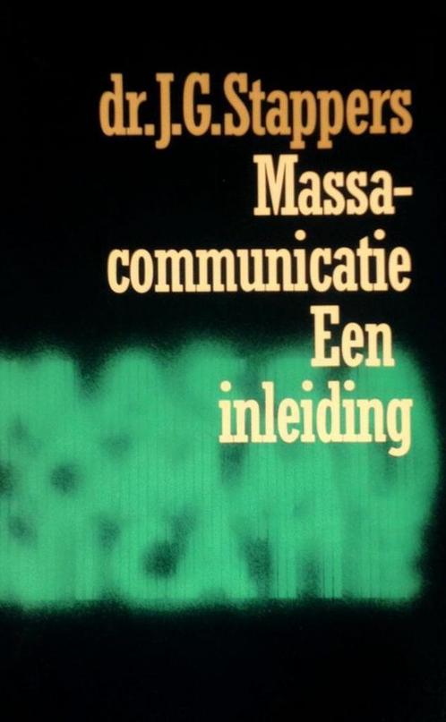 Massacommunicatie Een Inleiding 9789029546225 J.G. Stappers, Livres, Économie, Management & Marketing, Envoi