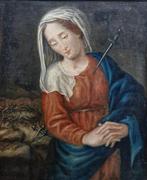 Scuola napoletana (XVII-XVIII) - Addolorata, Antiquités & Art, Art | Peinture | Classique