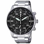Citizen - Aviator Chrono - Eco Drive - 10 BAR - Zonder, Handtassen en Accessoires, Nieuw