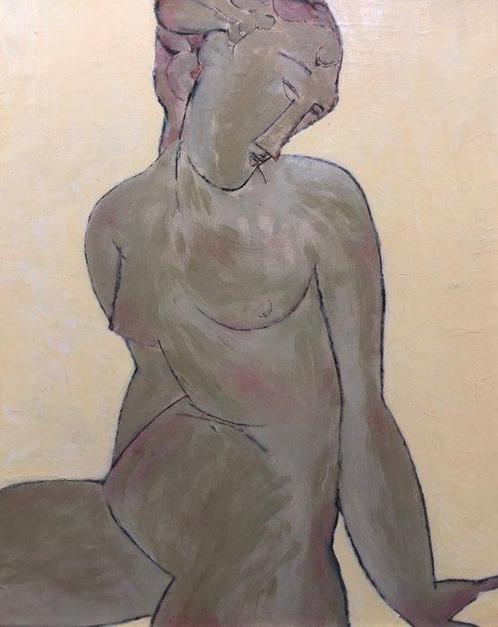 École Européene (XX) - Hommage à Amedeo, Antiek en Kunst, Kunst | Schilderijen | Klassiek