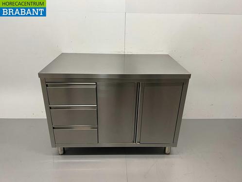 HCB inox Armoire de travail Table de travail 2 portes, Zakelijke goederen, Horeca | Overige, Verzenden