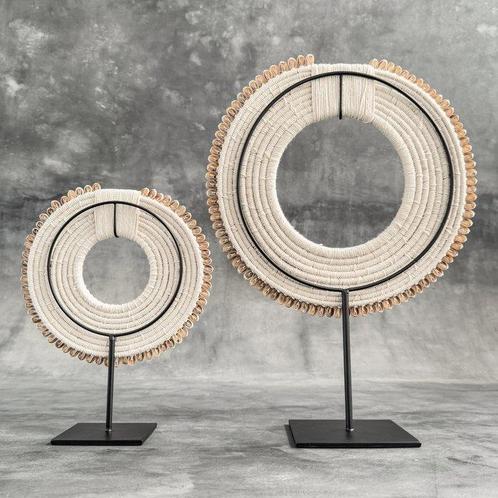 Decoratief ornament (2) - NO RESERVE PRICE - Pair of White, Antiek en Kunst, Kunst | Designobjecten