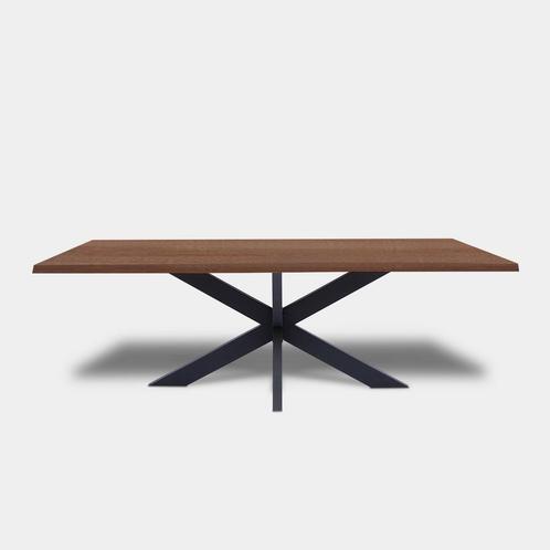 Tafel Boomstam eikenhout - Matrix XL - Cinnamon, Huis en Inrichting, Tafels | Eettafels