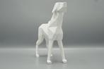 Beeldje - White dog - Polyresin