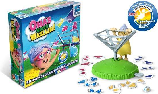 Omas Woeste Waslijn - Actiespel - Spelletjes voor Kinder..., Kinderen en Baby's, Speelgoed | Kinderpuzzels, Nieuw, Verzenden