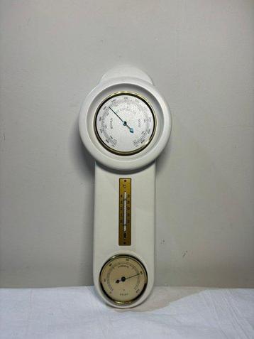 Vintage Barometer met Thermometer en Hygrometer in Strak