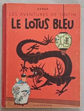 Tintin T5 - Le lotus bleu (B1) - C - EO couleur - 1 Album - beschikbaar voor biedingen