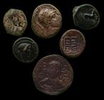 Antiquité. Lot of 6 Æ coins (including Nabataea, Carthage,