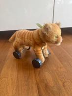 Steiff - Speelgoed RARE 1928 Classic Tabby auf Rädern -
