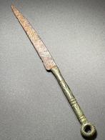 Oud-Romeins Bimetaal (brons en ijzer) Luxe mes met een